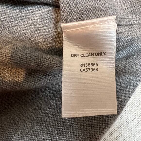 Nordstrom 100% Merino Wool Sweater Men's XL V Neck Striped Extra Fine Merino - Picture 9 of 9